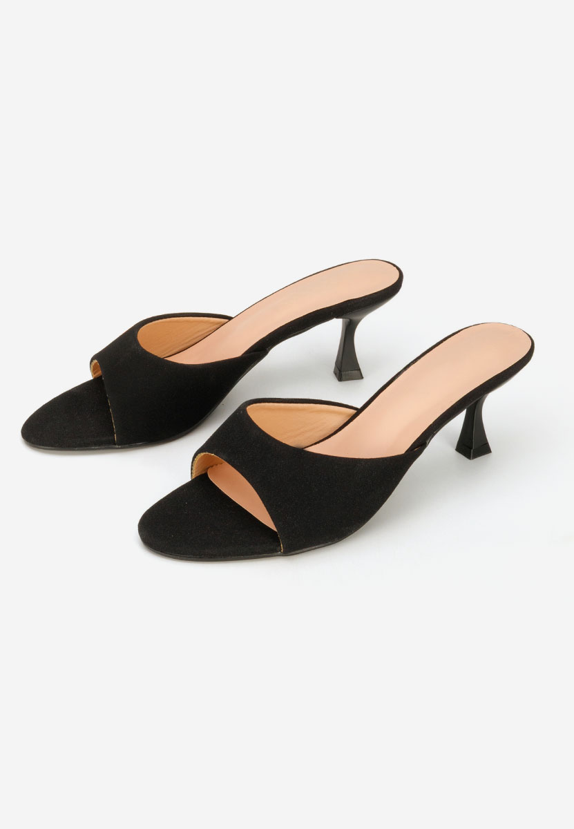 Papuče na petu Otelia crno