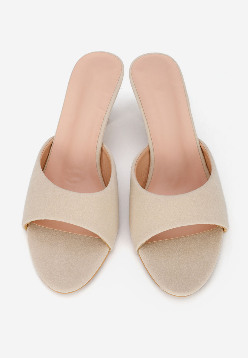Papuče na petu Otelia bež