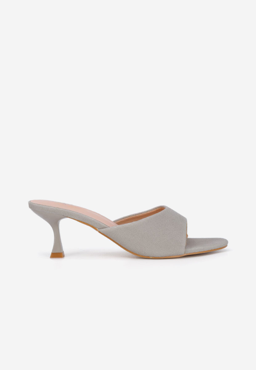 Papuče na petu Otelia sivo
