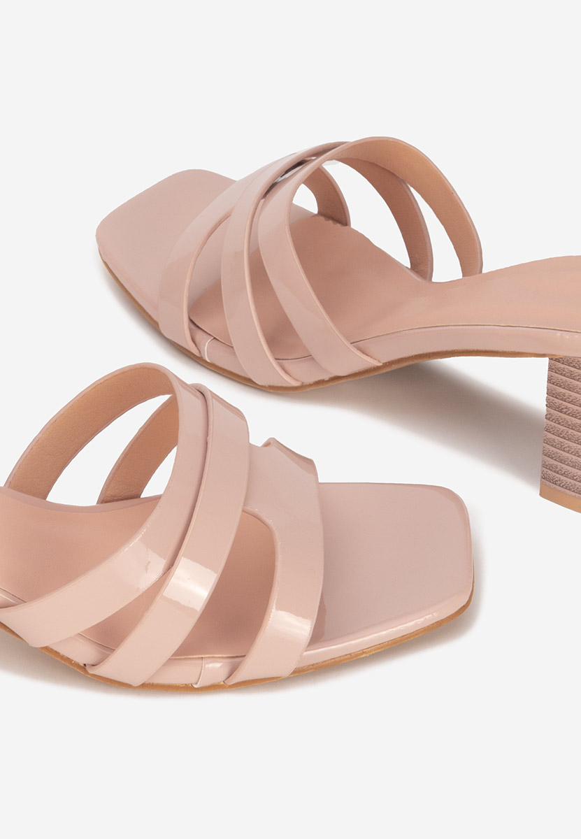 Papuče na petu Genoveva bež