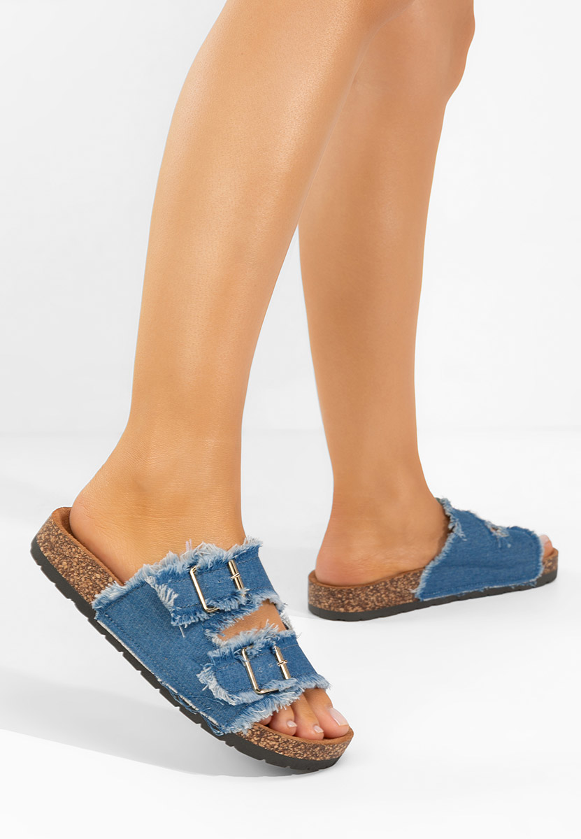 Papuče za ženske Omiela denim