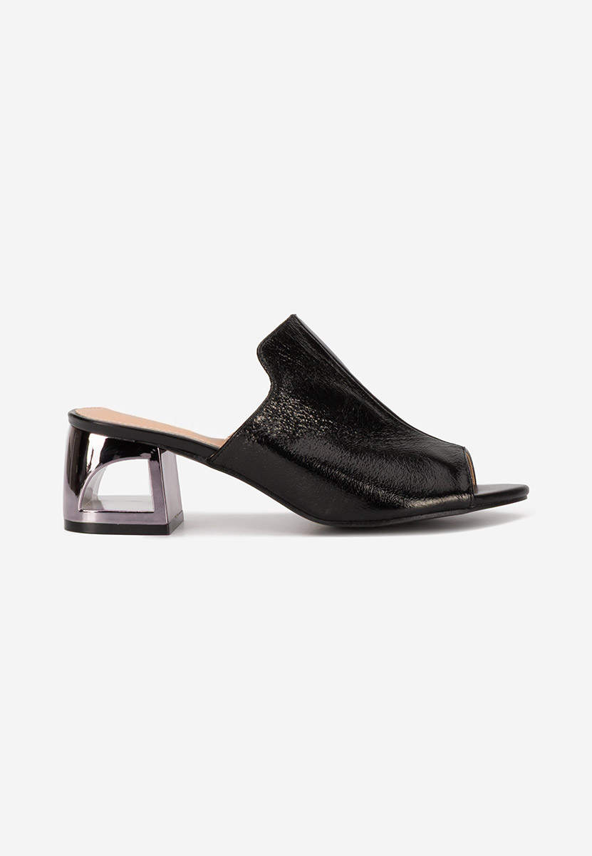 Papuče na petu Floriana V2 crno