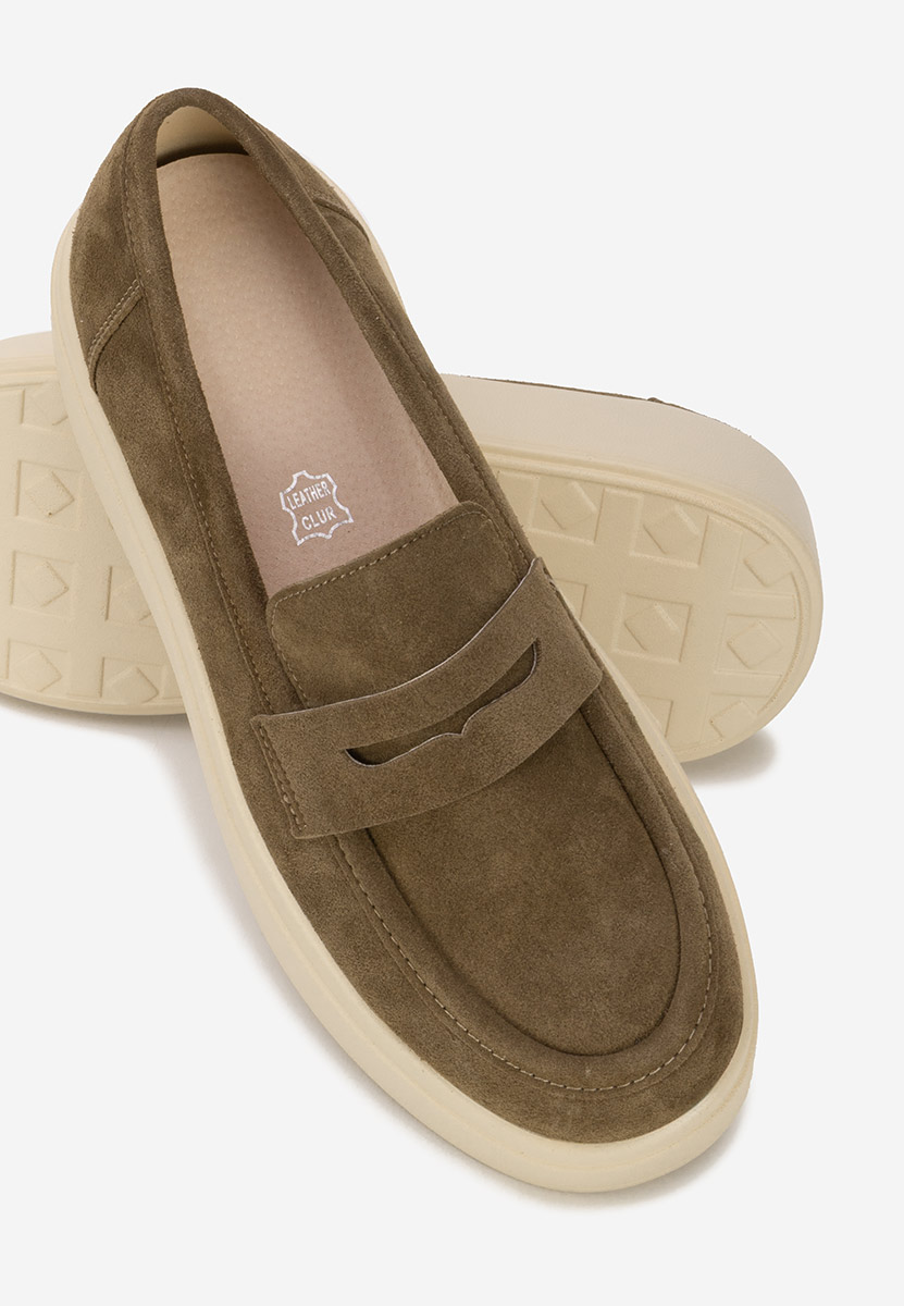 Mokasinke s platformom Herminia zeleno