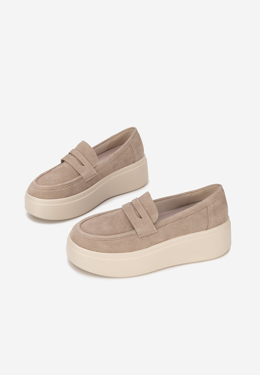 Mokasinke s platformom Herminia kaki