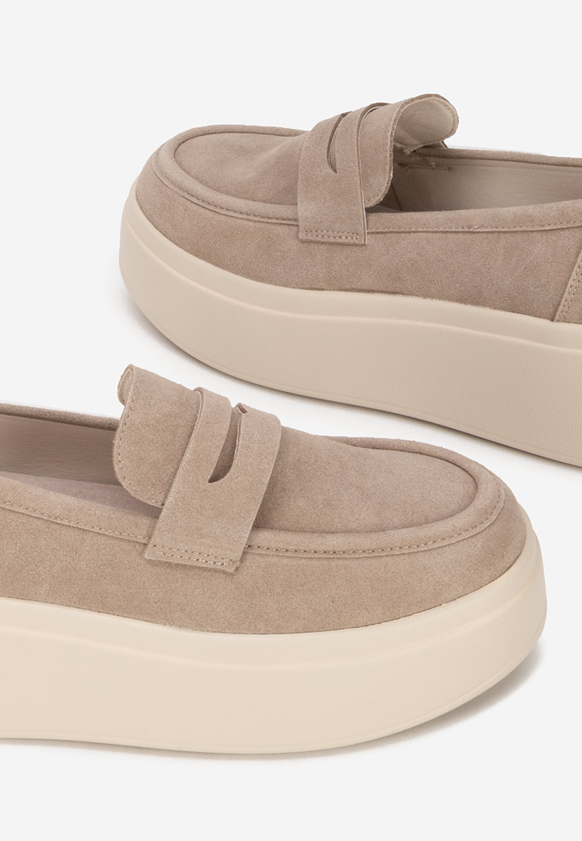 Mokasinke s platformom Herminia kaki