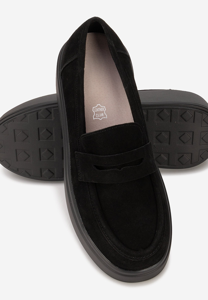 Mokasinke s platformom Herminia crno