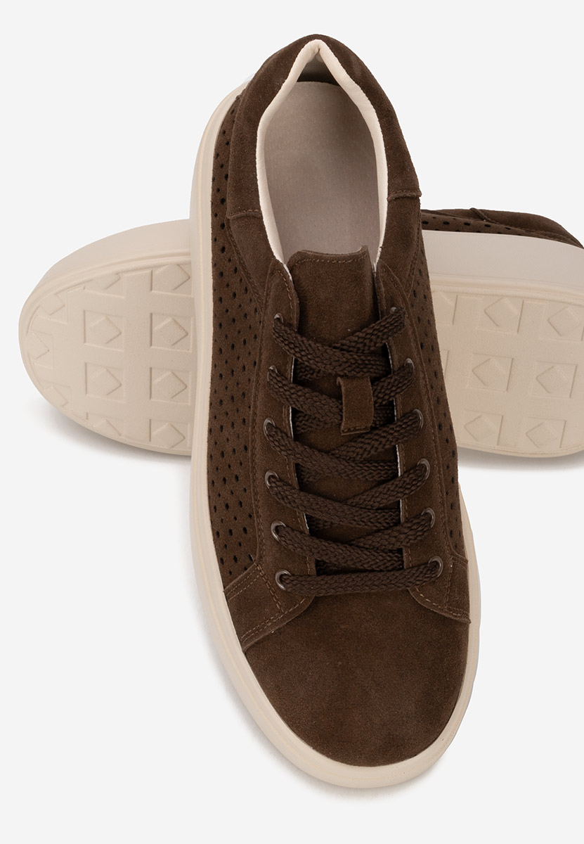 Tenisice sa platformom Siminia braon