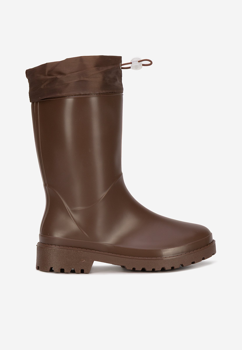 Gumene čizme Zunaira braon