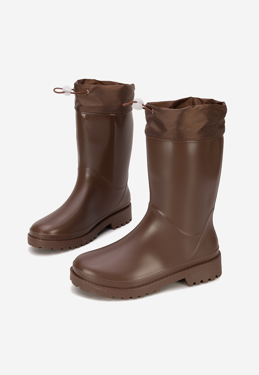 Gumene čizme Zunaira braon