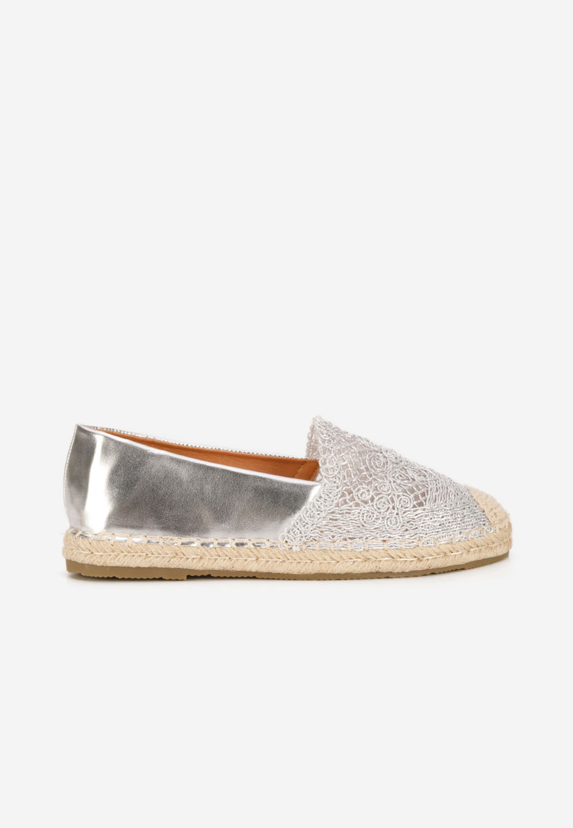 Espadrilles za ženske Thaisa srebrno