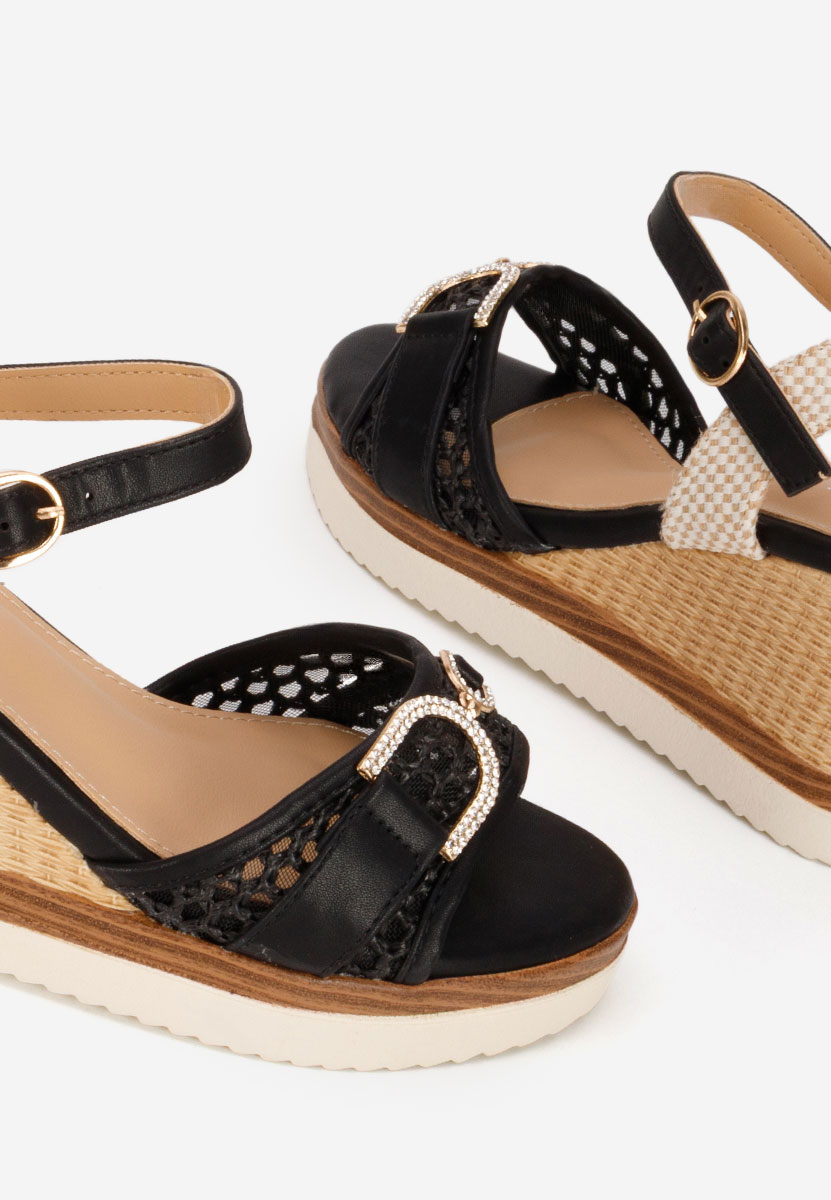 Sandale s platformom Ramiela crno