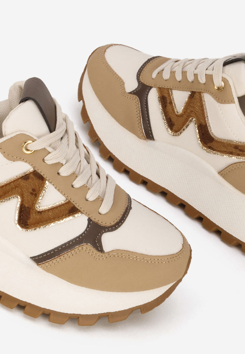 Tenisice sa platformom Catrinela kaki