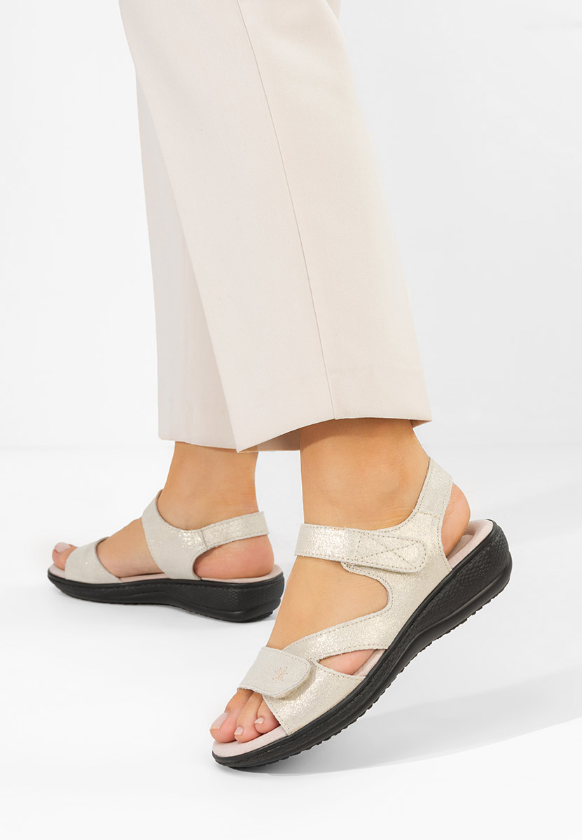 Sandale od prirodne kože Cruella zlatno