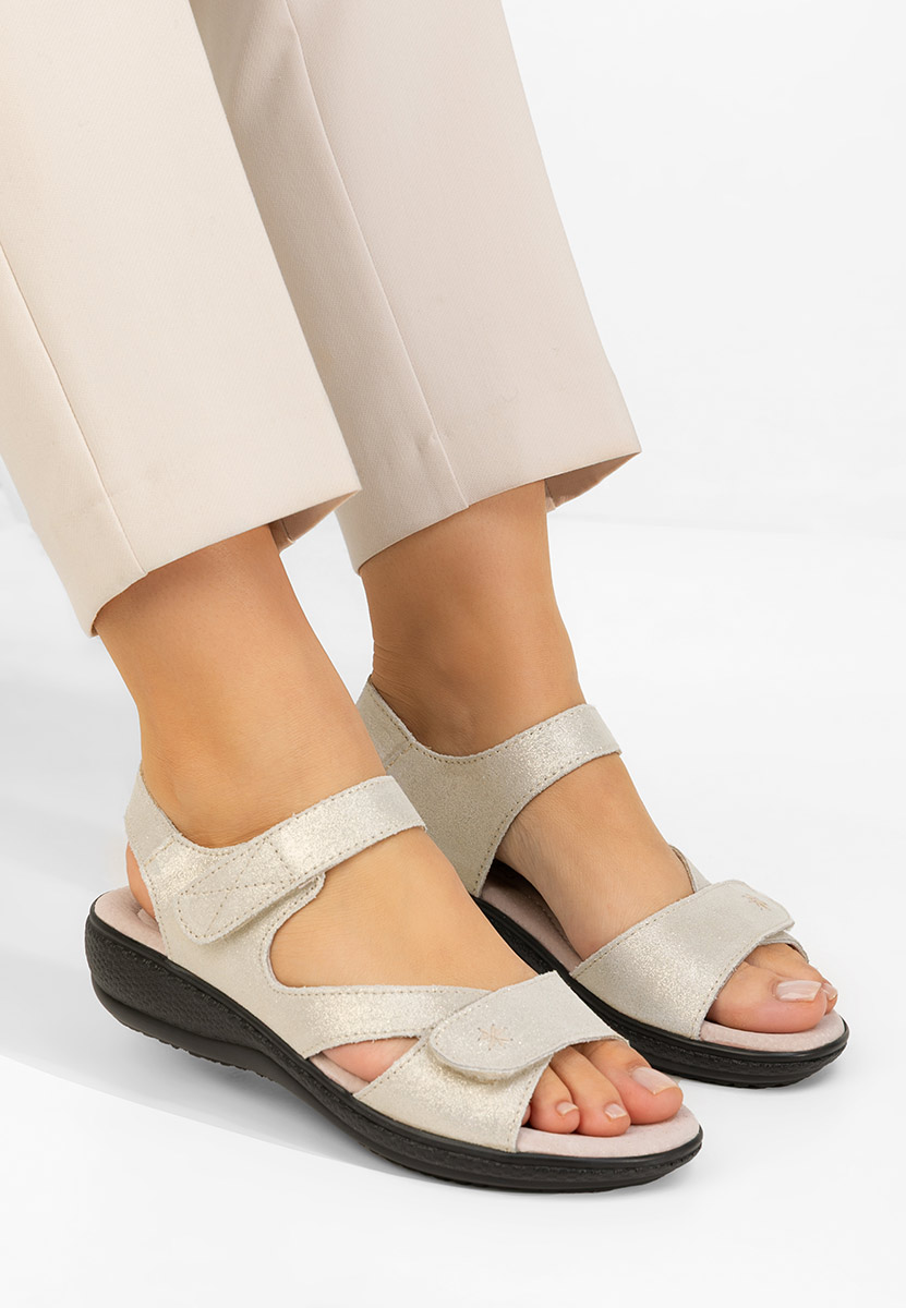 Sandale od prirodne kože Cruella zlatno