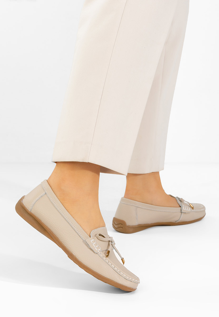 Mokasinke od prirodne kože Nemesia nude