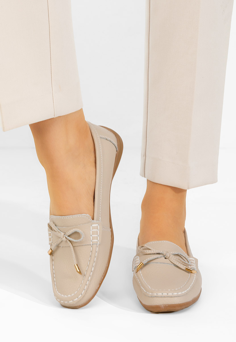 Mokasinke od prirodne kože Nemesia nude