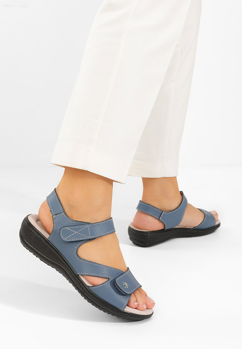 Sandale od prirodne kože Cruella plave