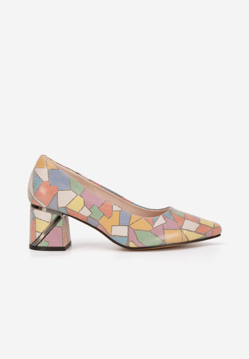 Kožne cipele na petu Esperanta Šareno