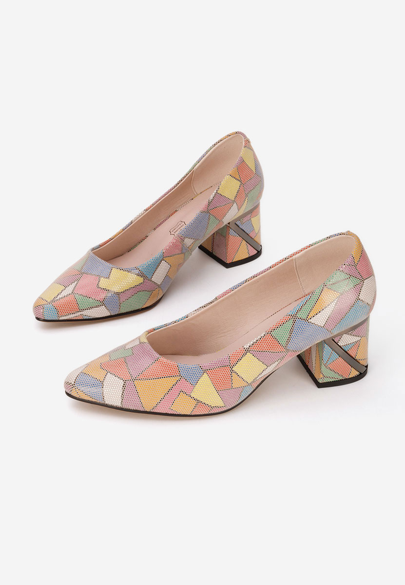 Kožne cipele na petu Esperanta Šareno