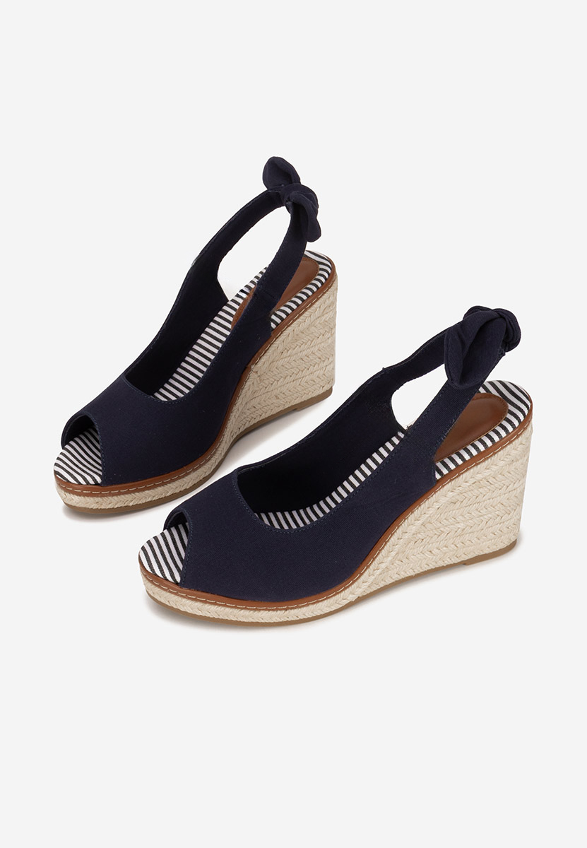 Sandale s platformom Cyerra plavo navy