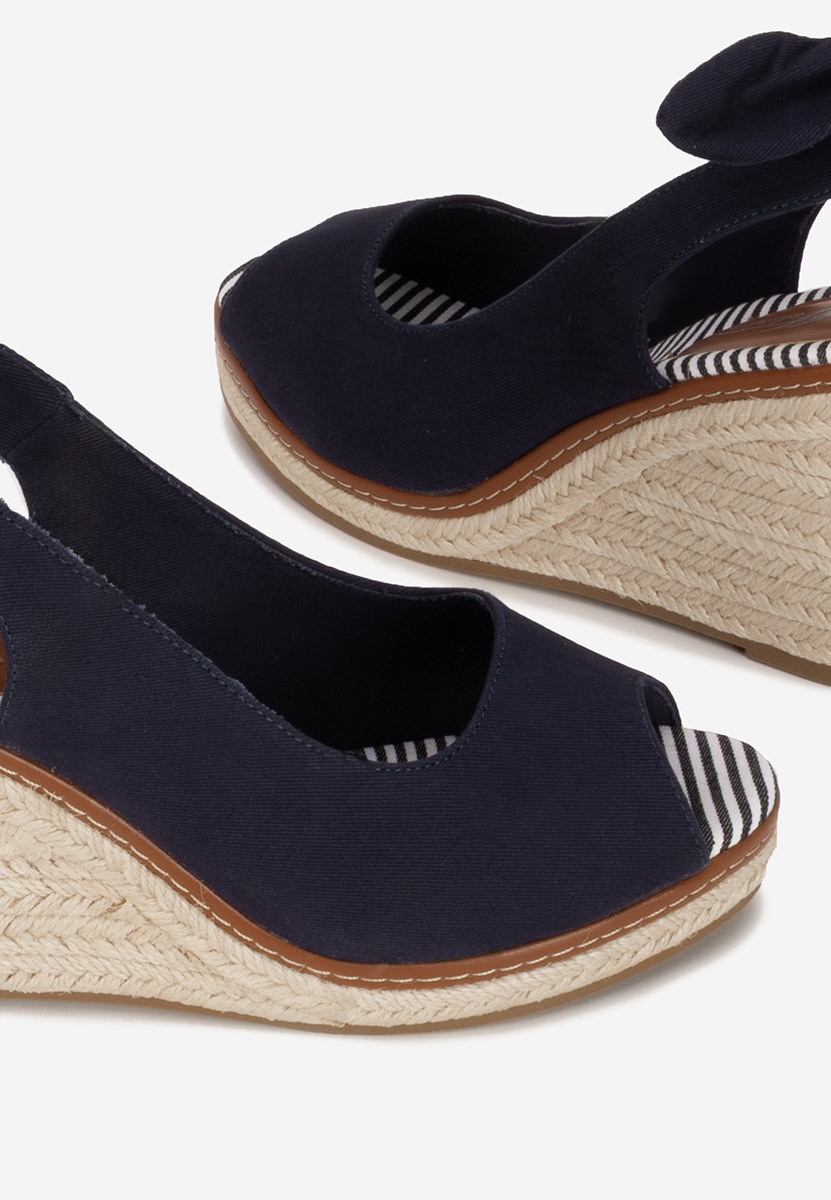 Sandale s platformom Cyerra plavo navy