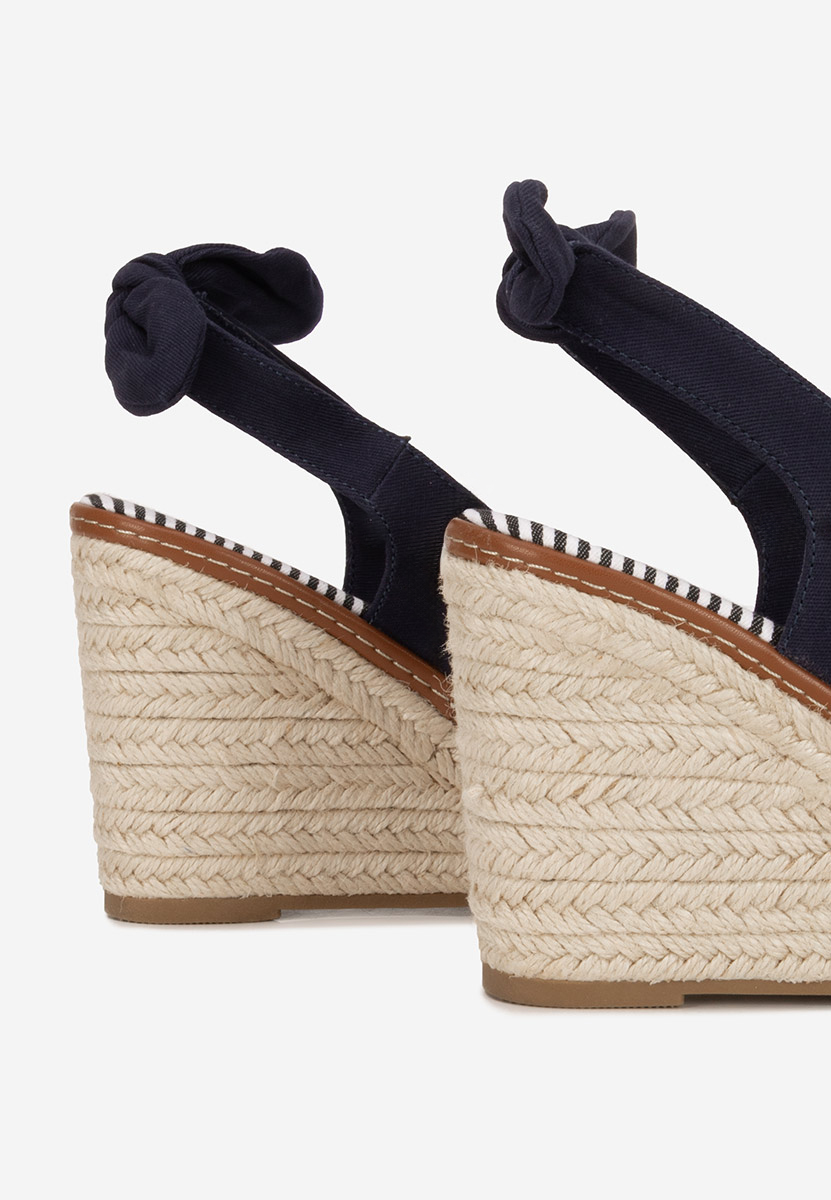 Sandale s platformom Cyerra plavo navy
