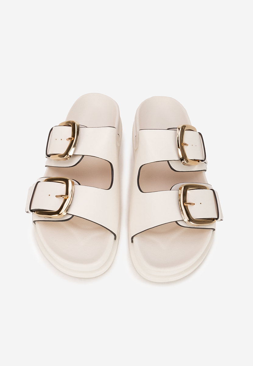 Papuče za ženske Teodia bijele