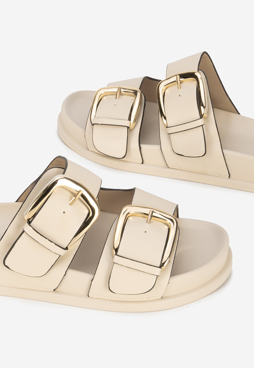 Papuče za ženske Teodia bež