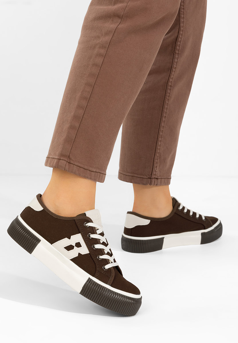 Ženske sneakers Cleria braon
