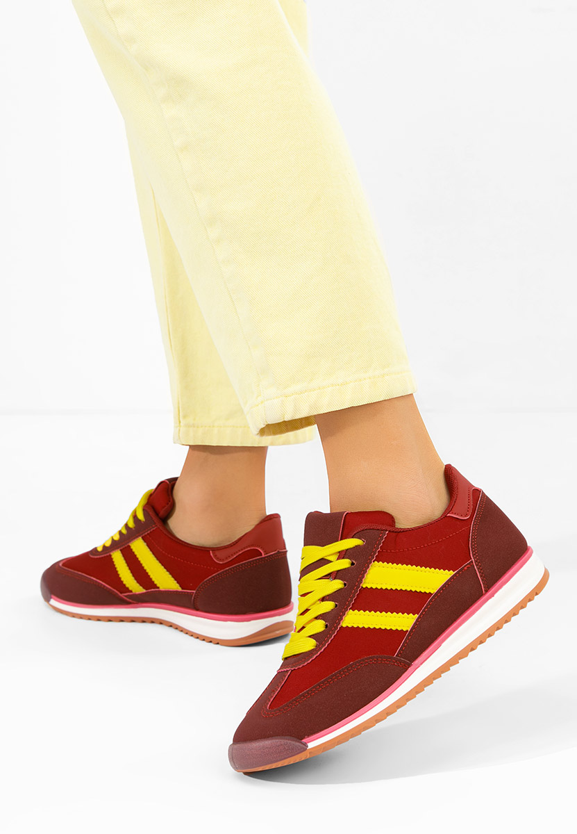 Ženske sneakers Catia vinsko crvena