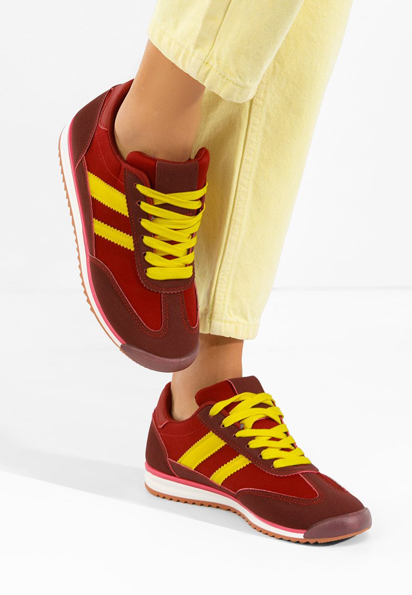 Ženske sneakers Catia vinsko crvena