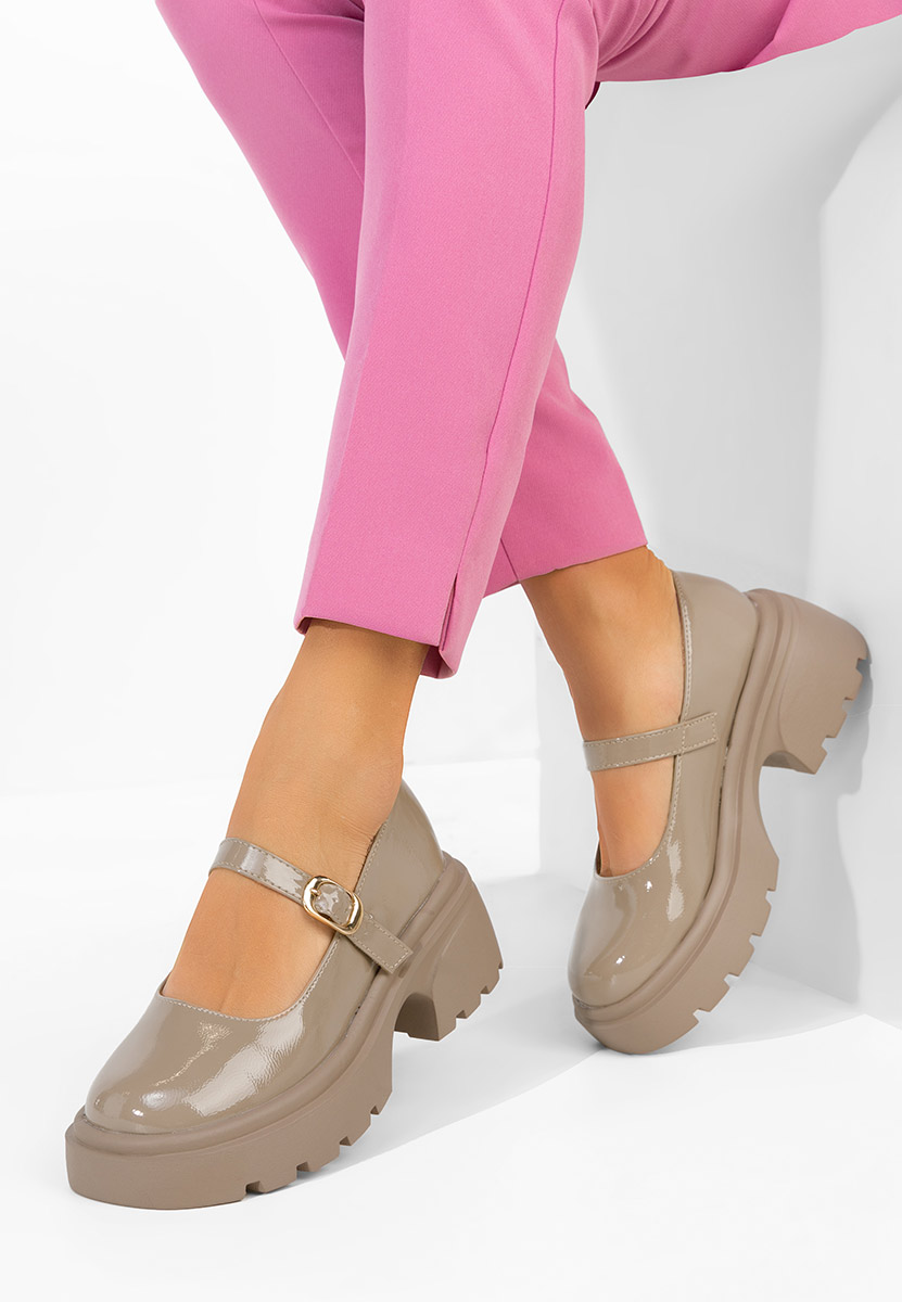 Cipele s platformom Maliana kaki