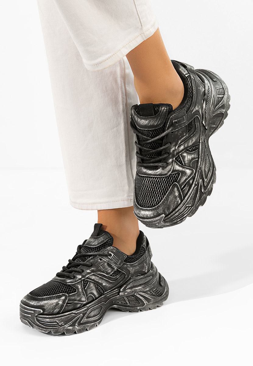 Tenisice sa platformom Yalda crno