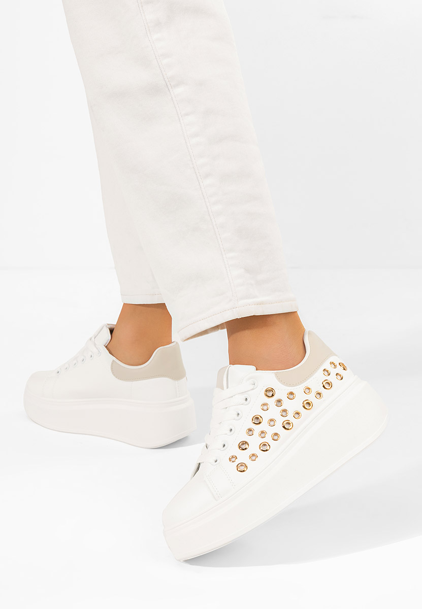 Tenisice sa platformom Anaya V5 bijele