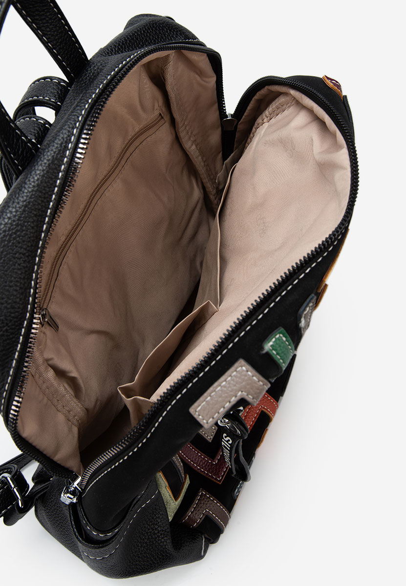 Ženski ruksak Silvia Rosa 6129 crno