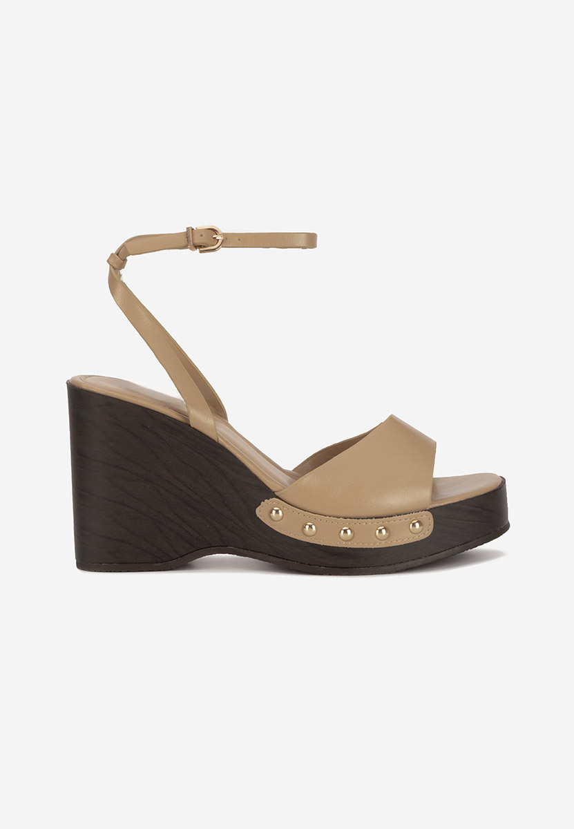 Sandale s platformom Mirya kaki