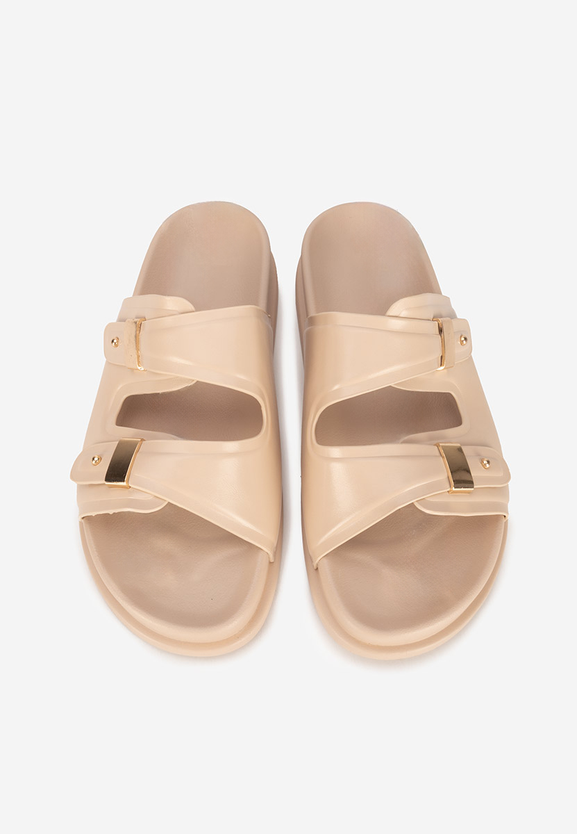 Papuče s platformom Carmenta bež