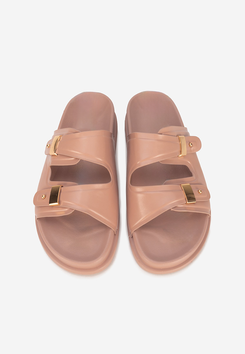 Papuče s platformom Carmenta ružičasto