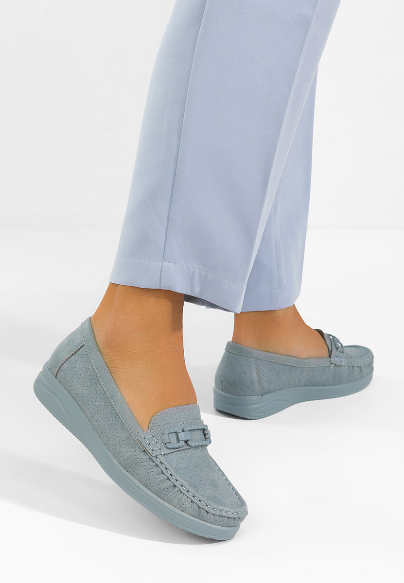 Ženske mokasinke Ansleya plavi