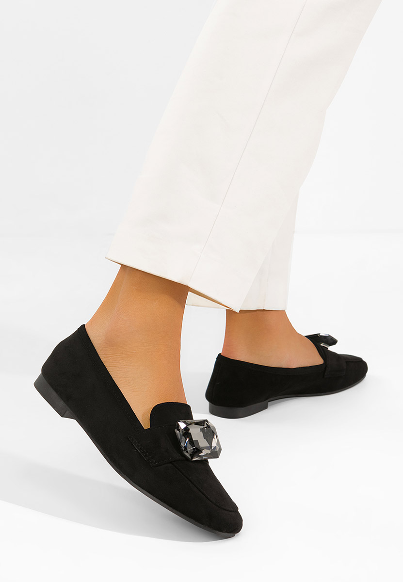 Ženske mokasinke Olimia crno