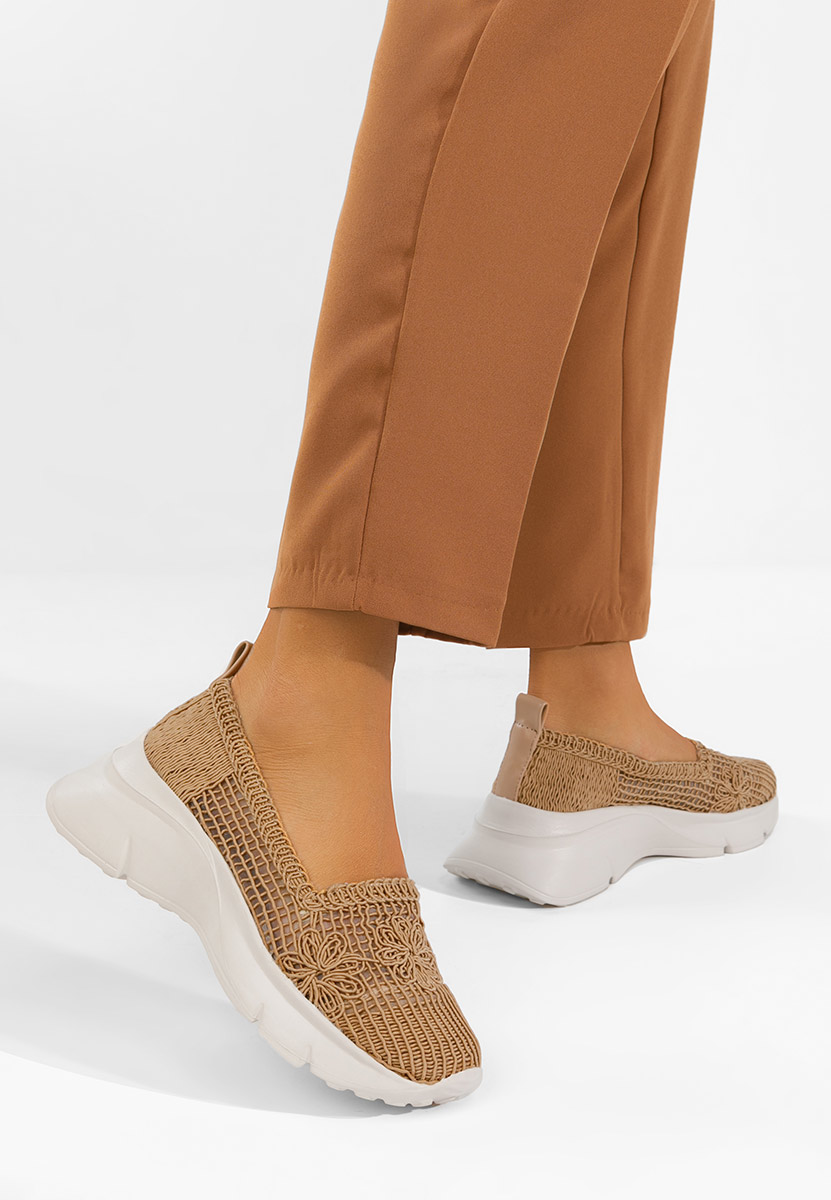 Ženske mokasinke Offelia kaki