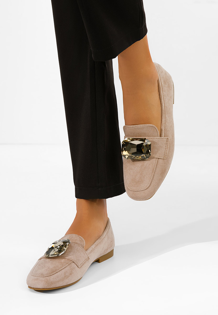 Ženske mokasinke Olimia kaki