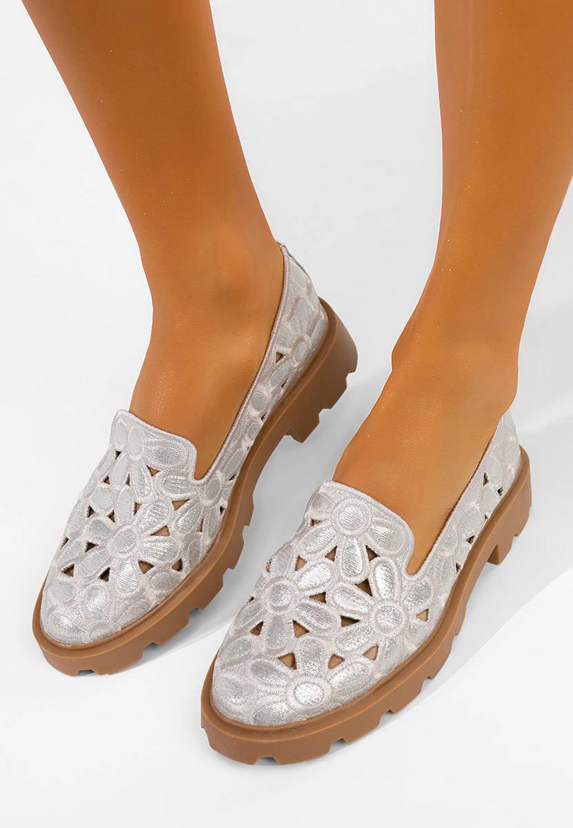 Cipele casual Sorika srebrno