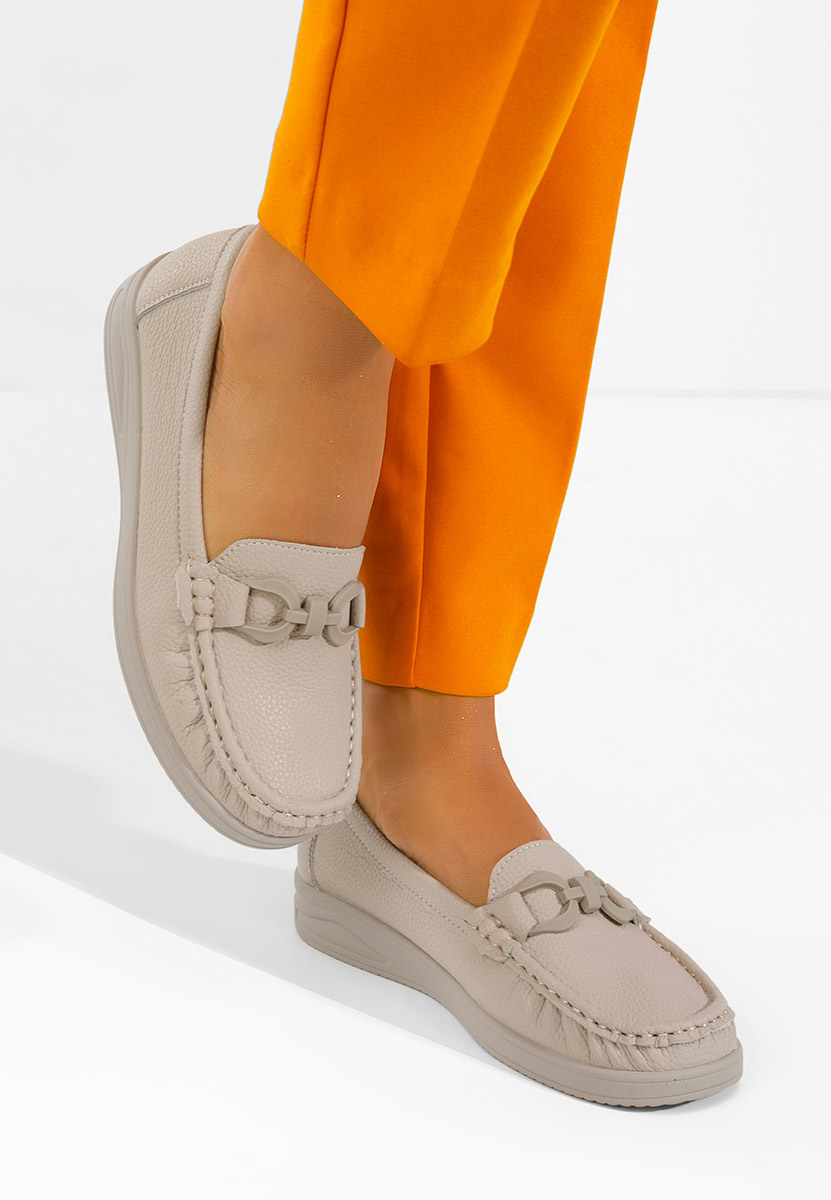 Ženske mokasinke Cristiena kaki