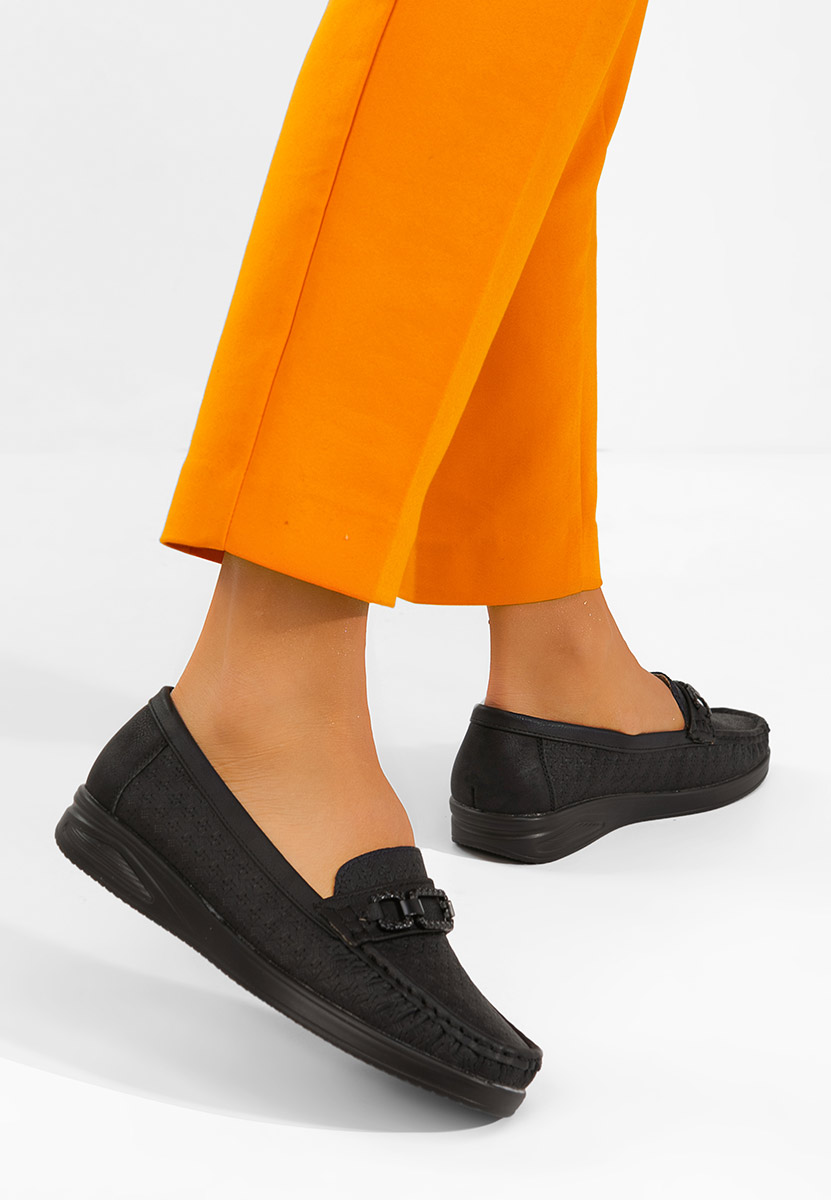 Ženske mokasinke Ansleya crno