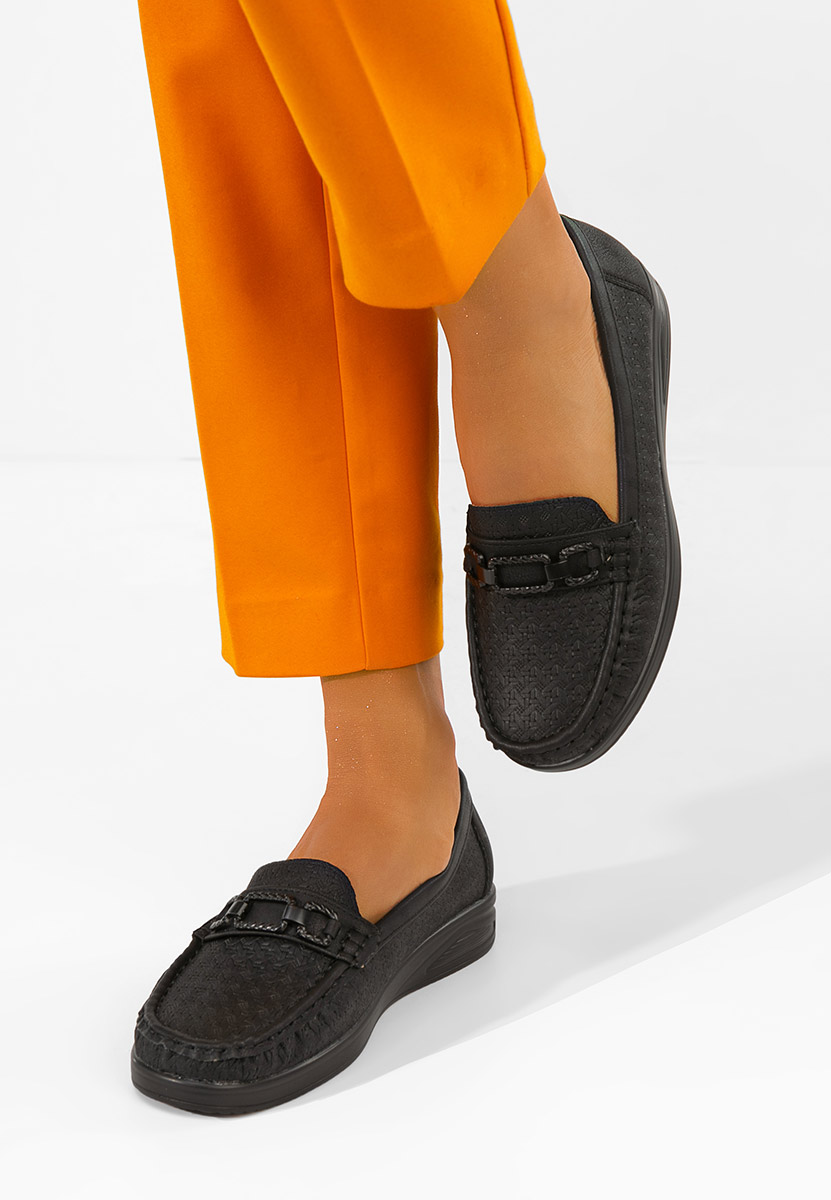 Ženske mokasinke Ansleya crno