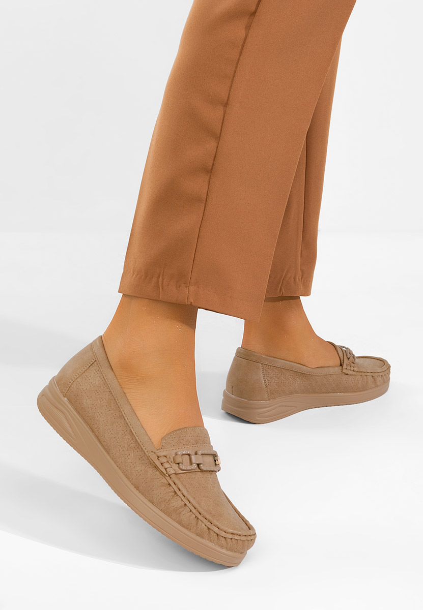 Ženske mokasinke Ansleya kaki