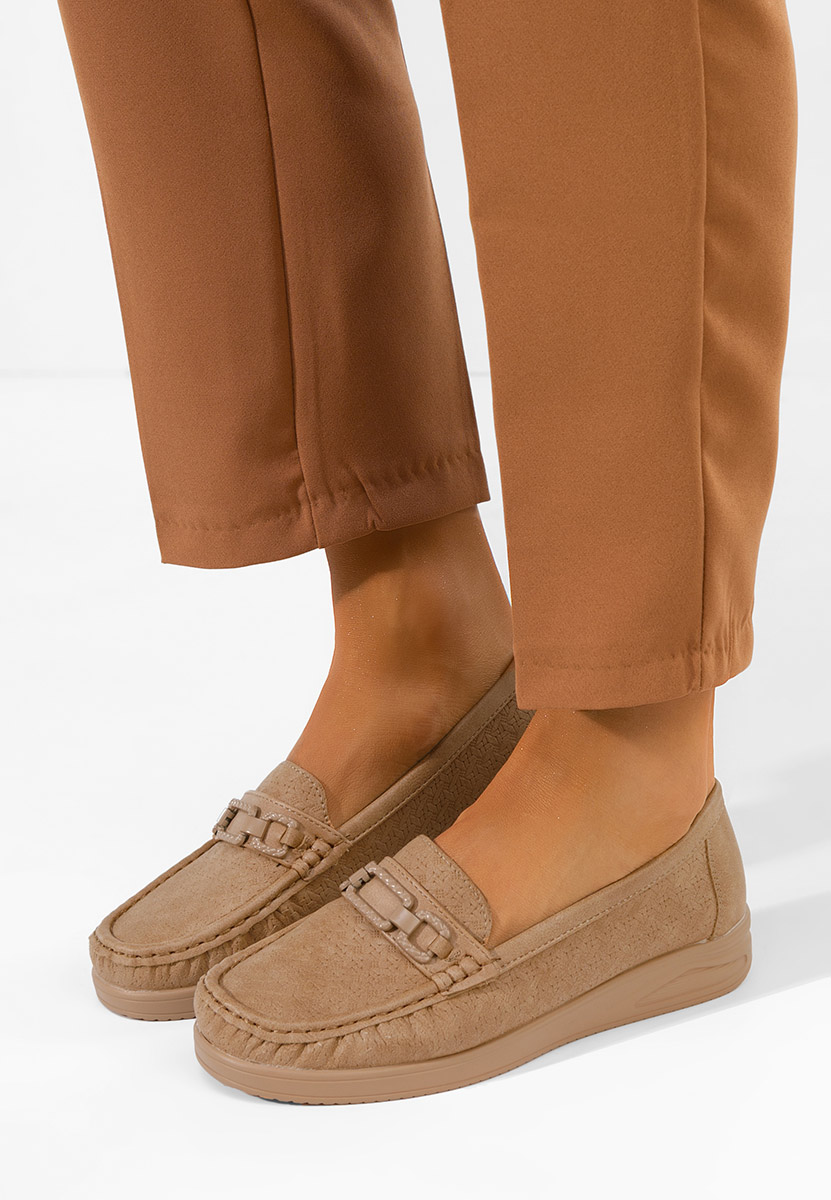 Ženske mokasinke Ansleya kaki