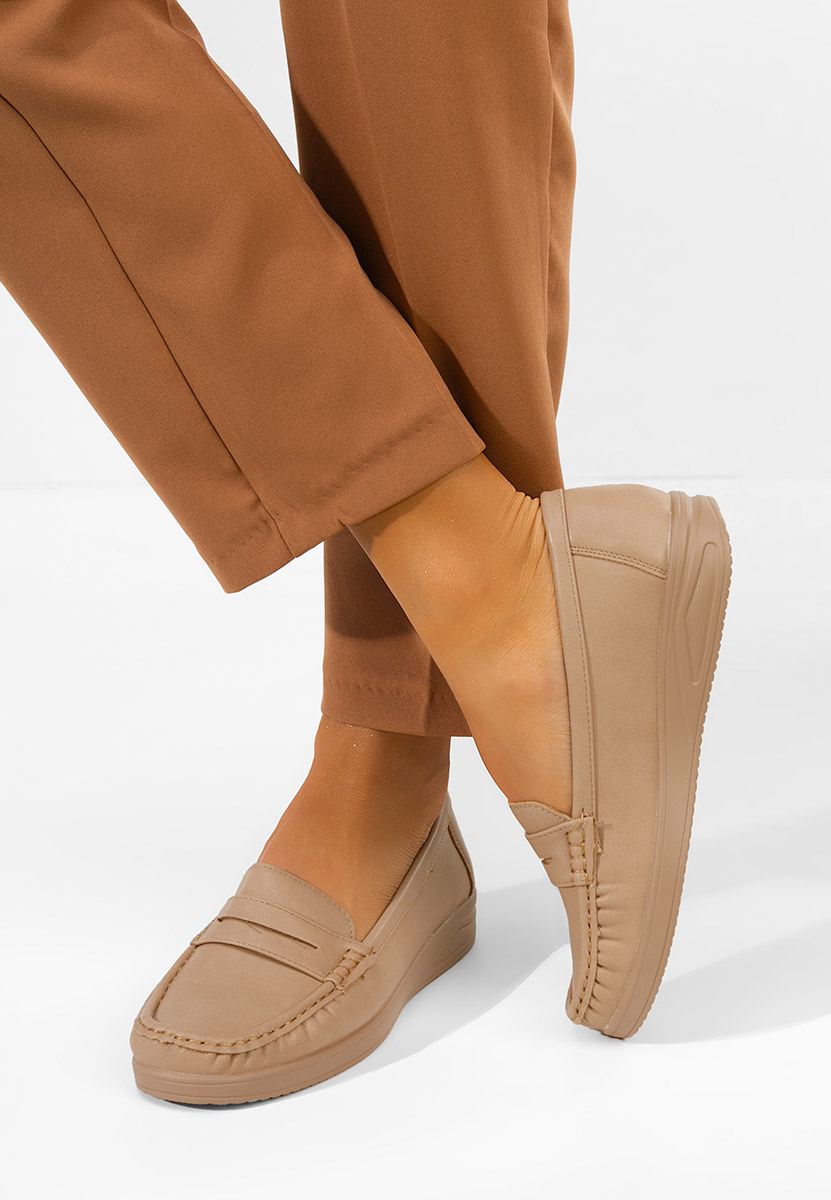 Ženske mokasinke Elesya V2 bež