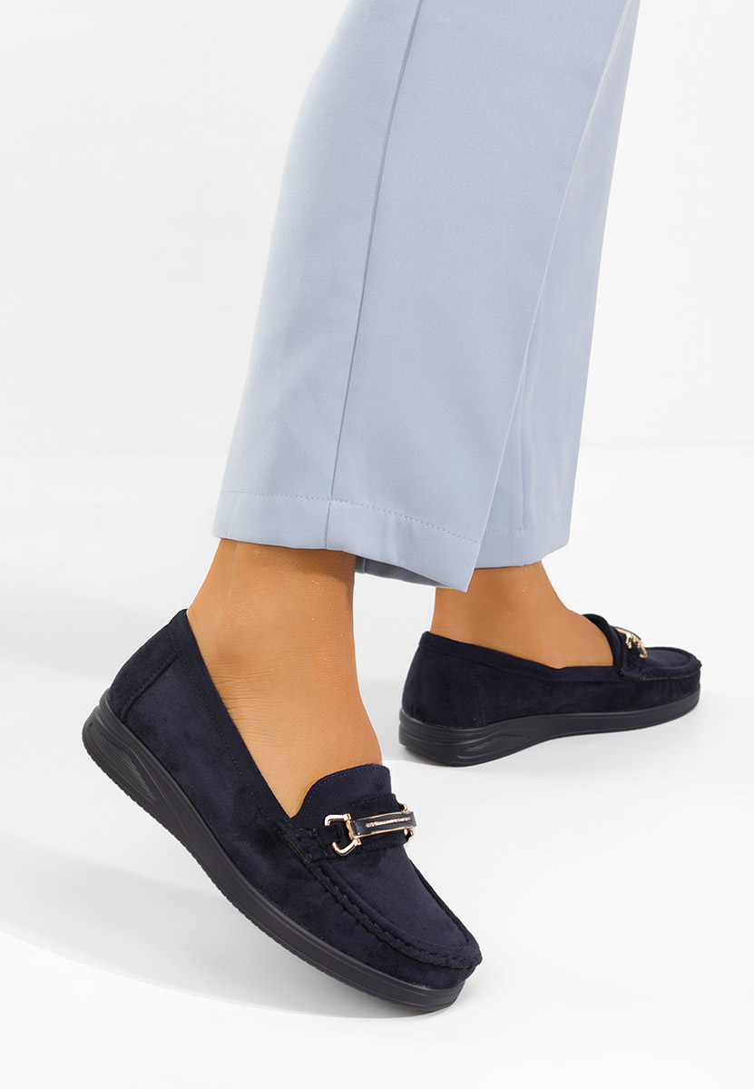 Ženske mokasinke Esmiara plavo navy